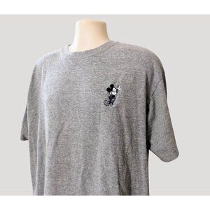Vintage Mickey Unlimited Tee Shirt XL Gray Single Stitch Disney Classic